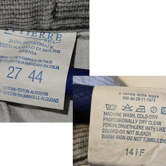 Vintage Versace Jeans Couture High-Waist Corduroy Flared Trousers - Iconic Medus - Picture 15 of 16